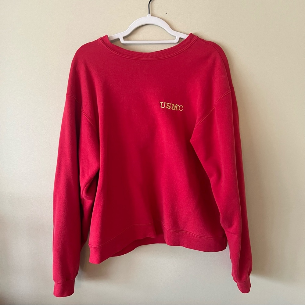 USMC Red Crewneck (Size Medium)